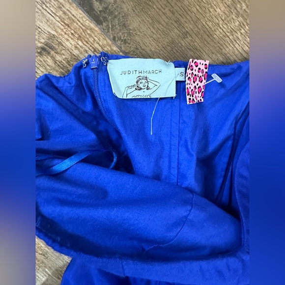 Royal Blue Judith March Mini Strapless Dress Small - Picture 5 of 12